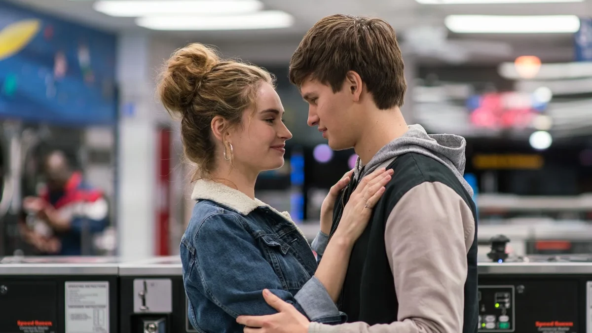 A still from Baby Driver (2017). 