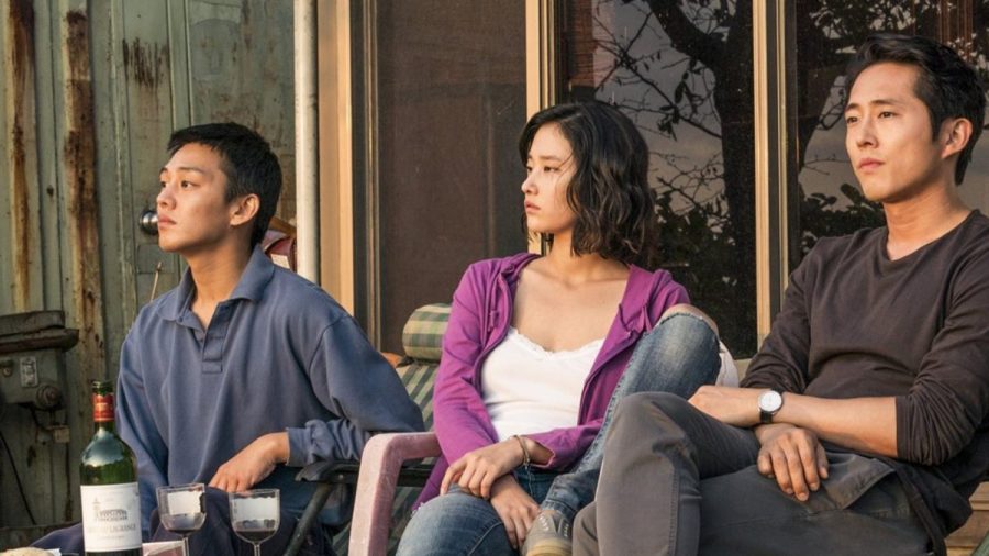 Ah-in Yoo, Steven Yeun, Jong-seo Yunin Burning 2018