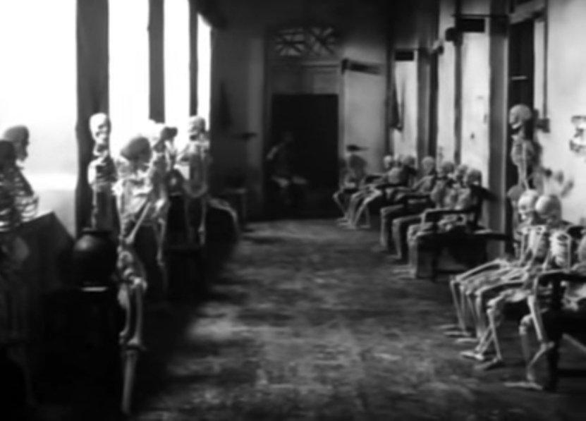 The famous Skulls Scene in Satyajit Ray's Pratidwandi (1970)
