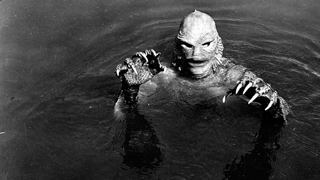 Black and White Horror Films Creature from the black lagoon