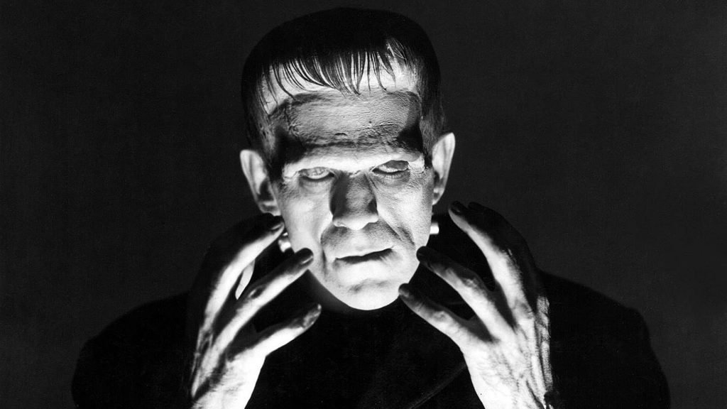Black and White Horror Films frankenstein