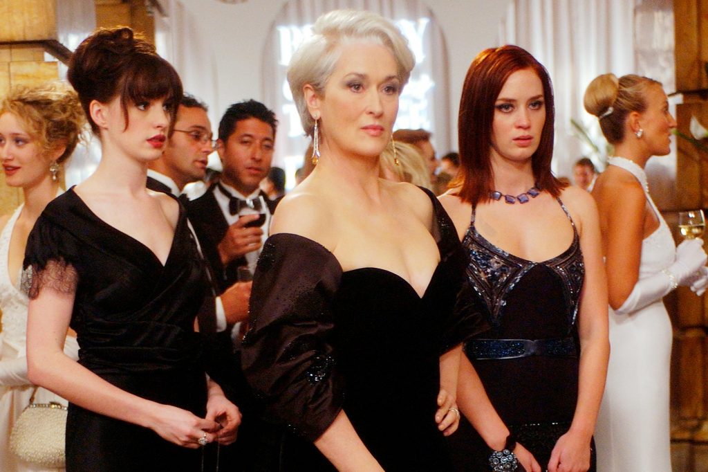 Movies Like Confessions of a Shopaholic - Devil Wears PradaAnne Hathaway Meryl Streep Emily Blunt