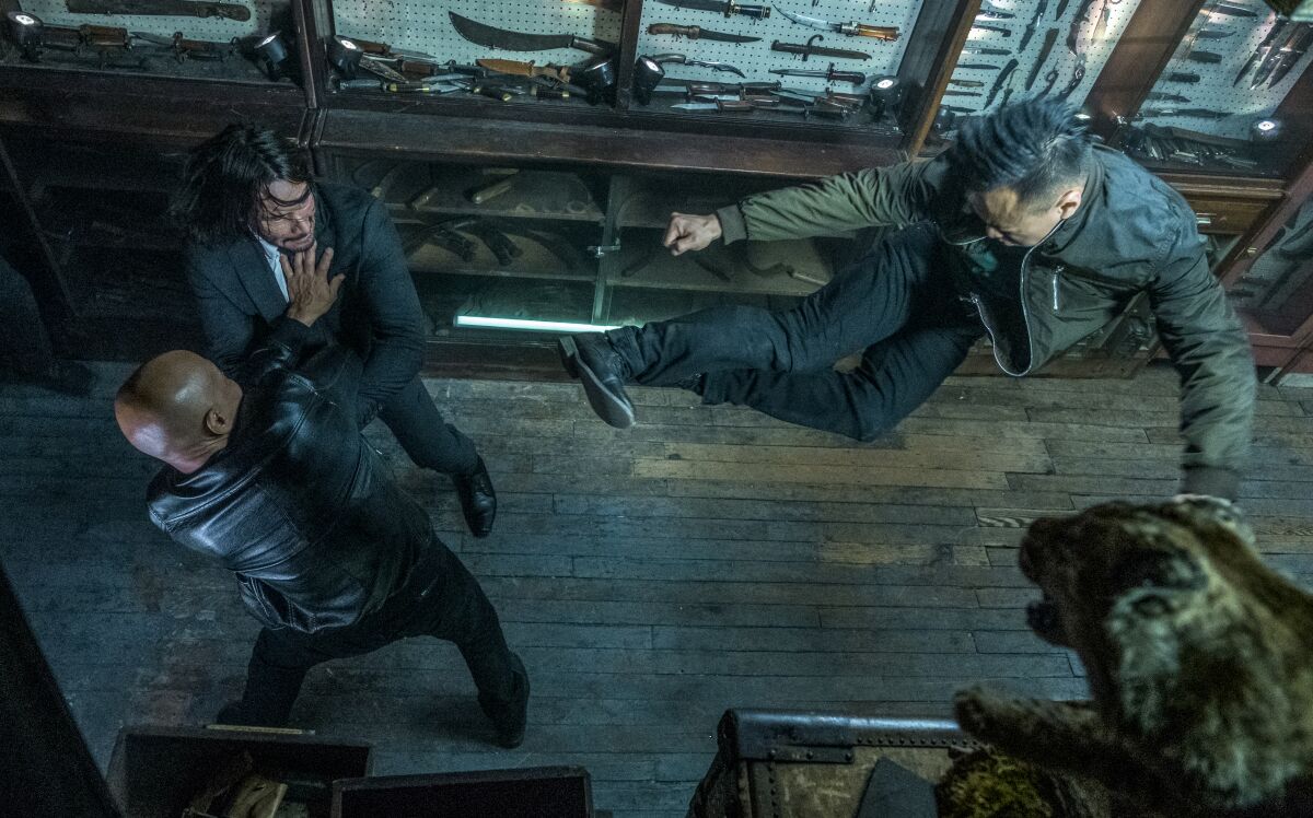 Best Action Scenes John Wick Franchise - Knife