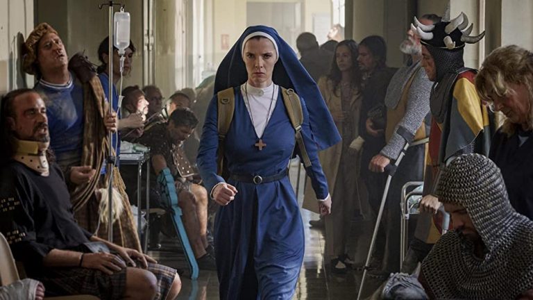 ‘Mrs. Davis’ Trailer: Betty Gilpin is an AI-fighting nun in the new Peacock series from The Leftovers creator Damon Lindelof