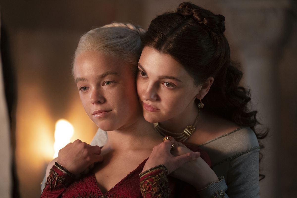Milly Alcock & Olivia Cooke in House of the Dragon