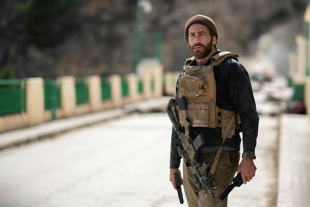 Jake Gyllenhaal as Sergeant John Kinley in Guy Ritchie’s The Covenant.