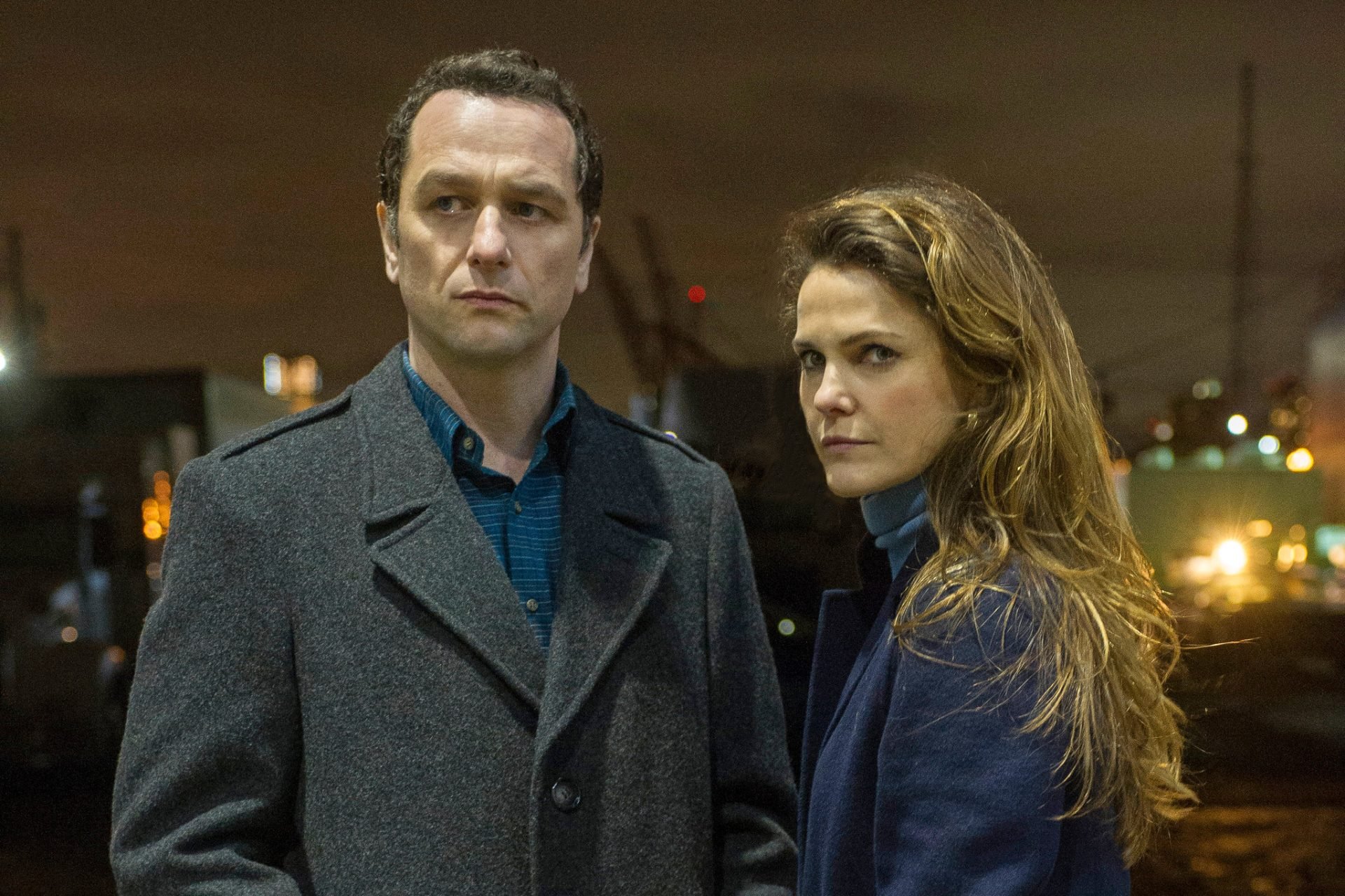 Matthew Rhys as Phillip and Keri Russell as Elizabeth in The Americans - Part of the list of top SPY Tv shows