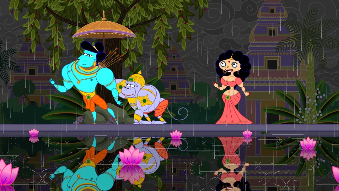 White Gaze in Sita Sings the Blues (2008)