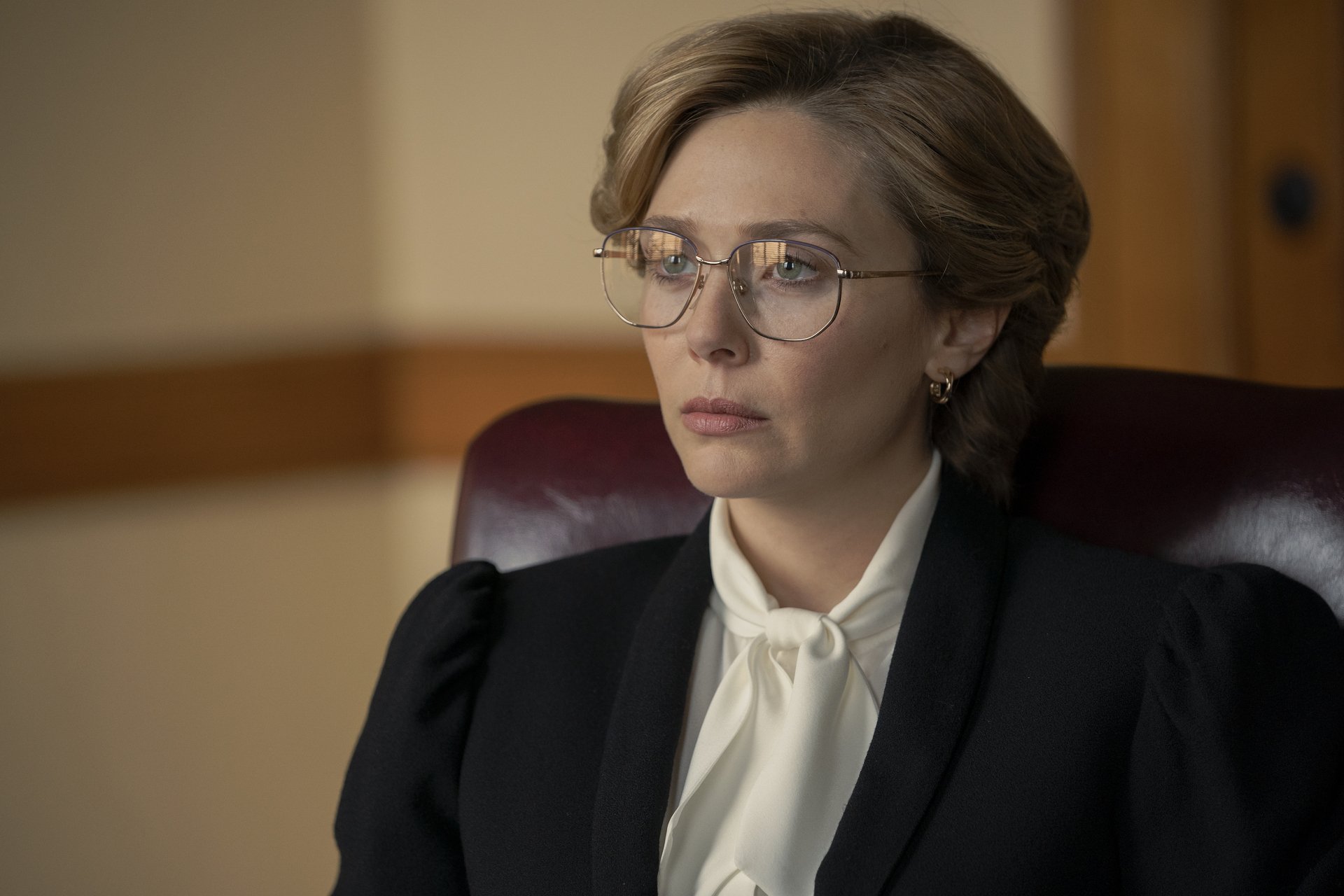 Elizabeth Olsen in Love & Death, Episode 6. (Jake Giles Netter/HBO Max).