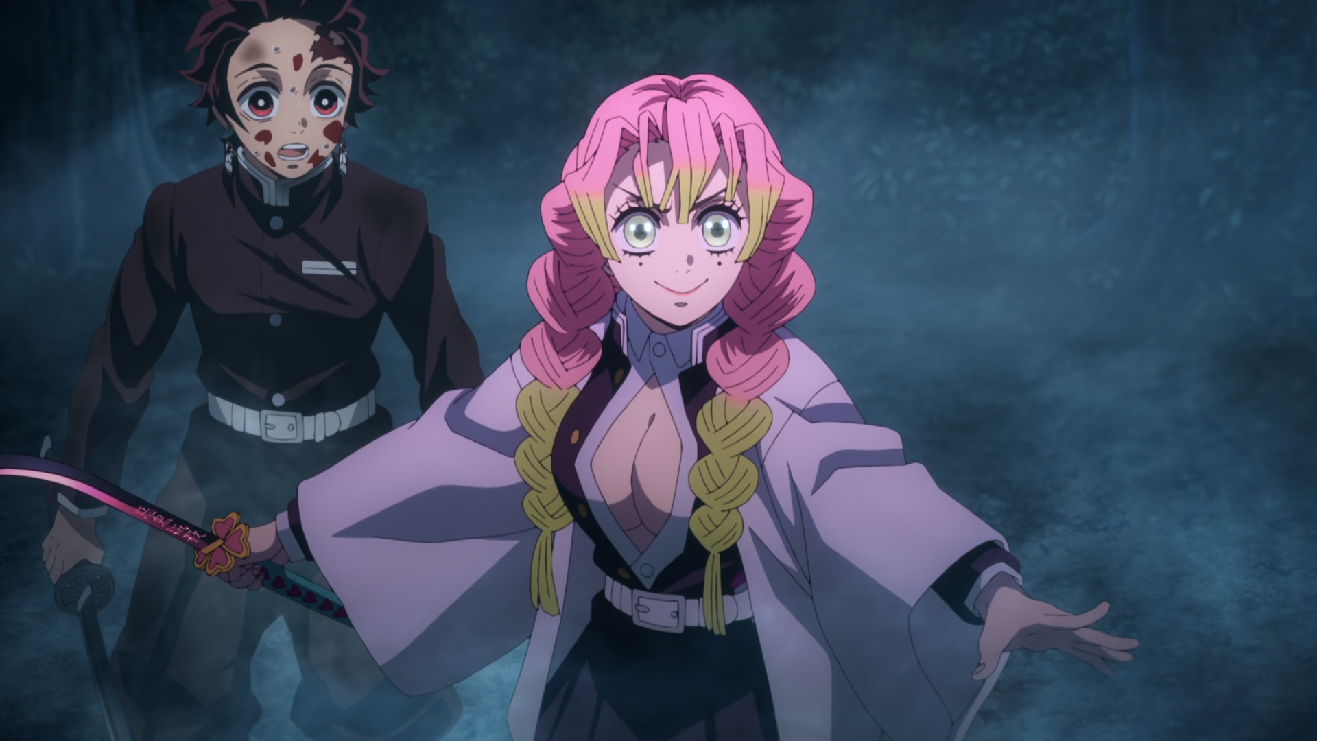 A still from Demon Slayer Kimetsu no Yaiba (Season 3), Episode 9.