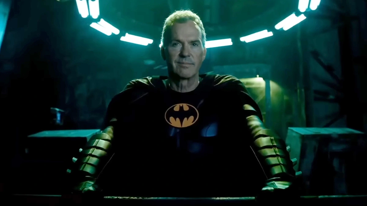 Michael Keaton as Batman in The Flash (2023). 