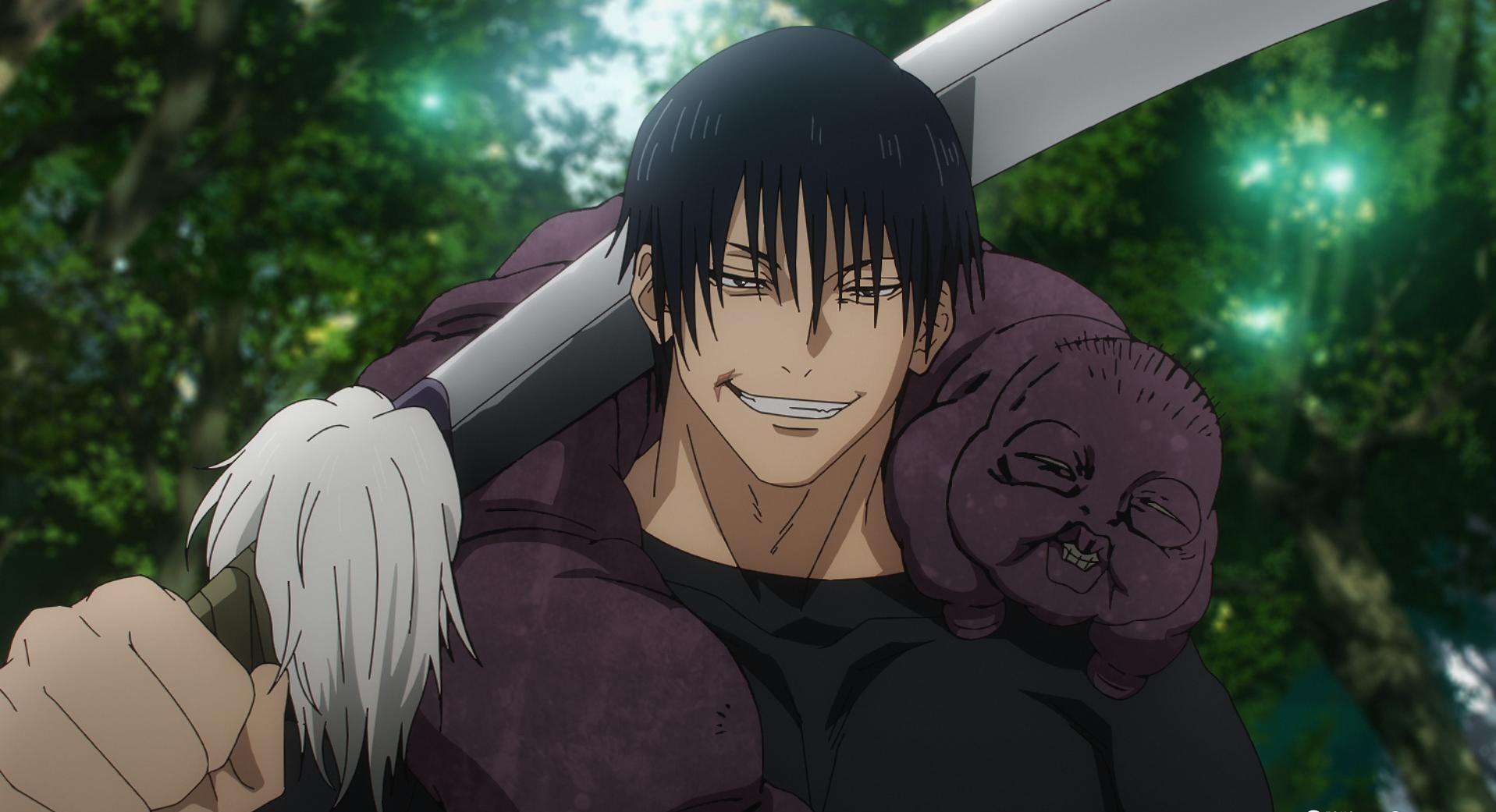 A still from Jujutsu Kaisen Season 2, Episode 3. 