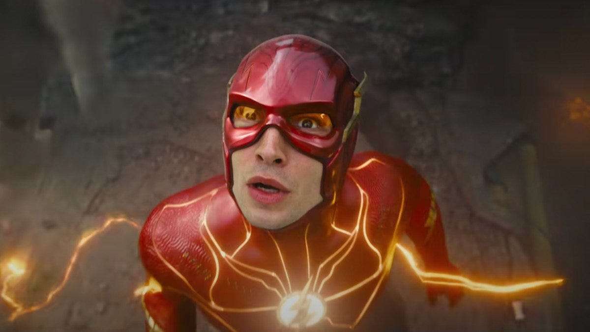A still from DC's The Flash (2023). 