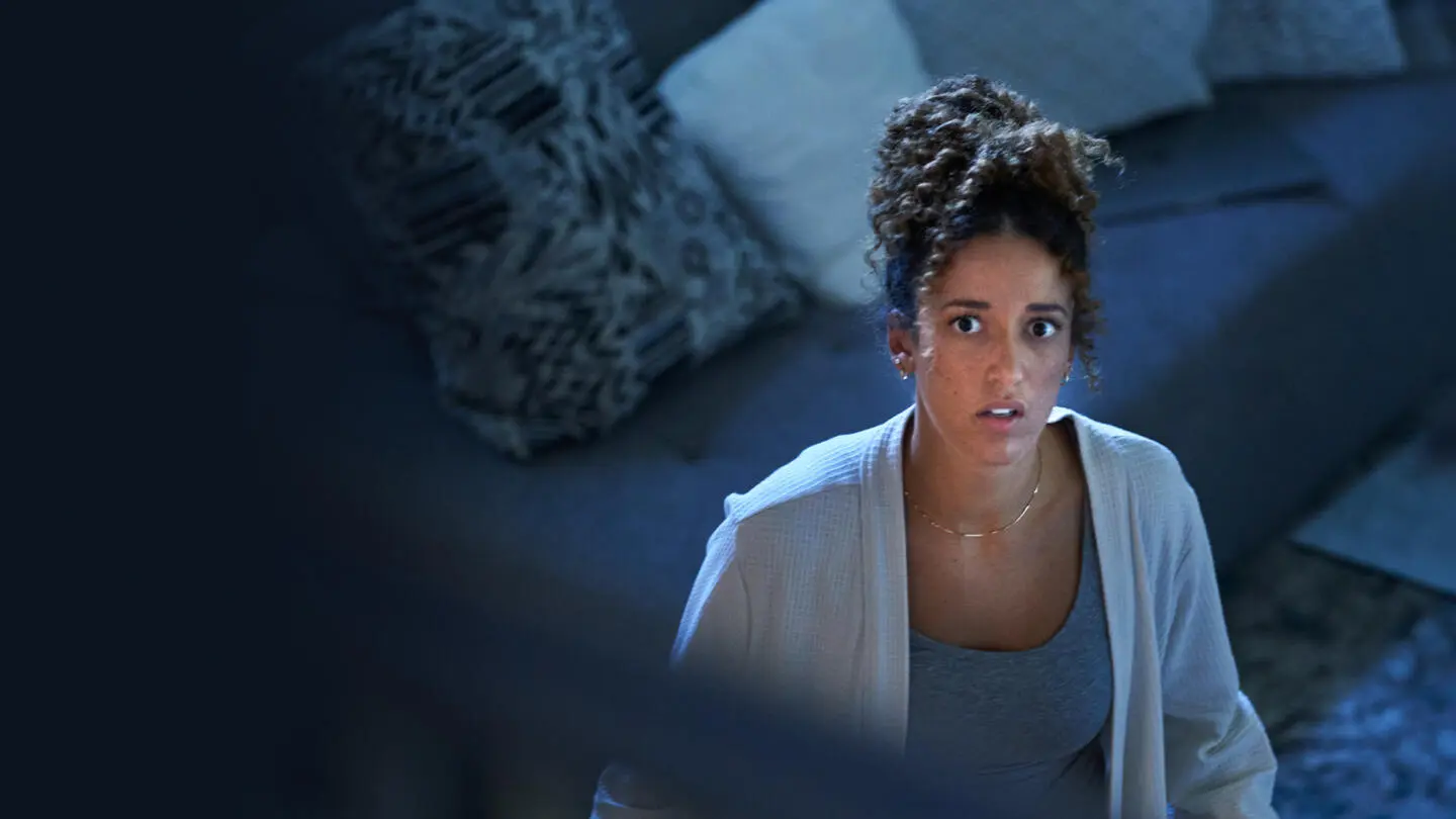 A still from One Night Stand Murder (2023). 