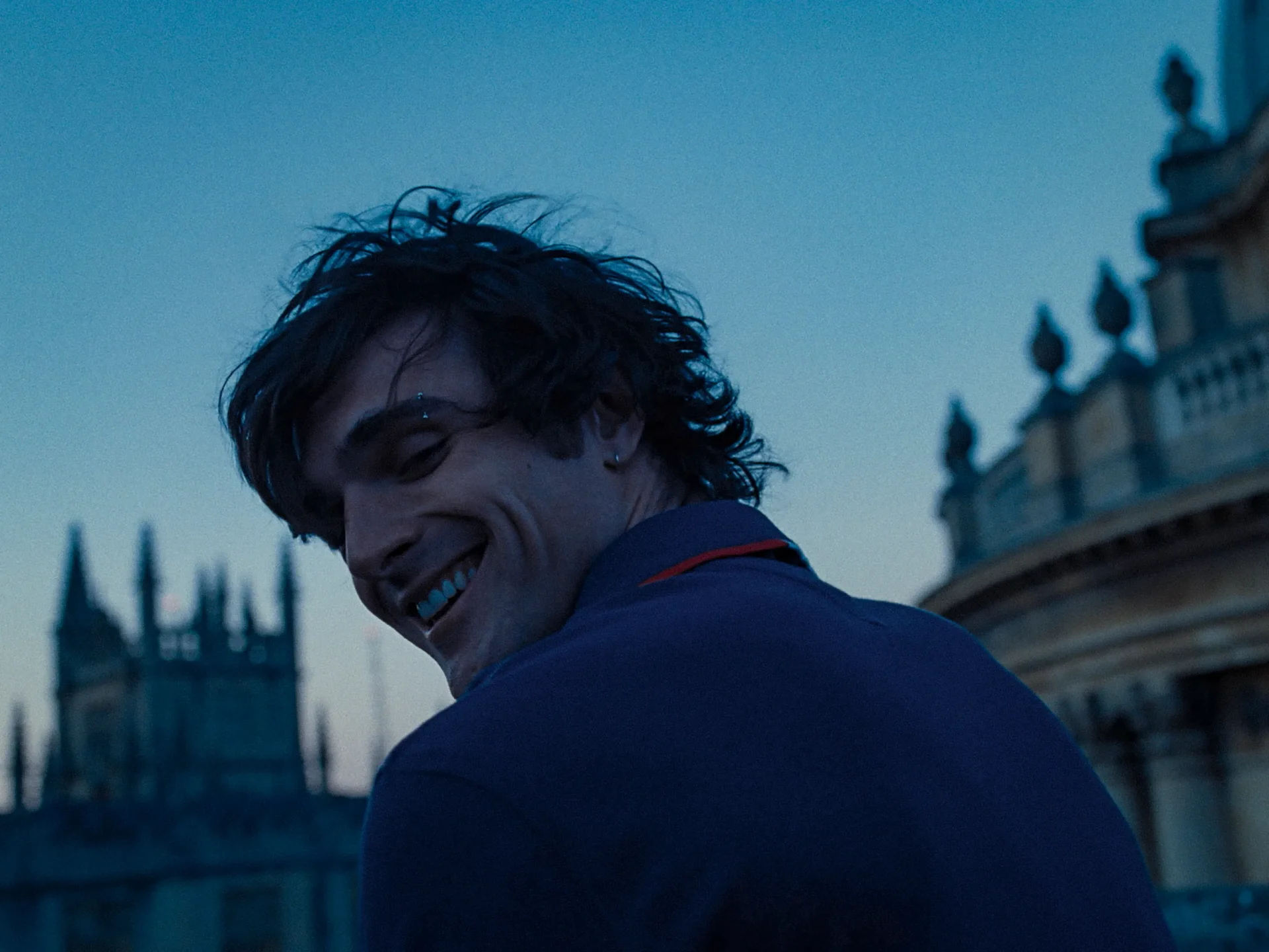 A still from Saltburn (2023). 