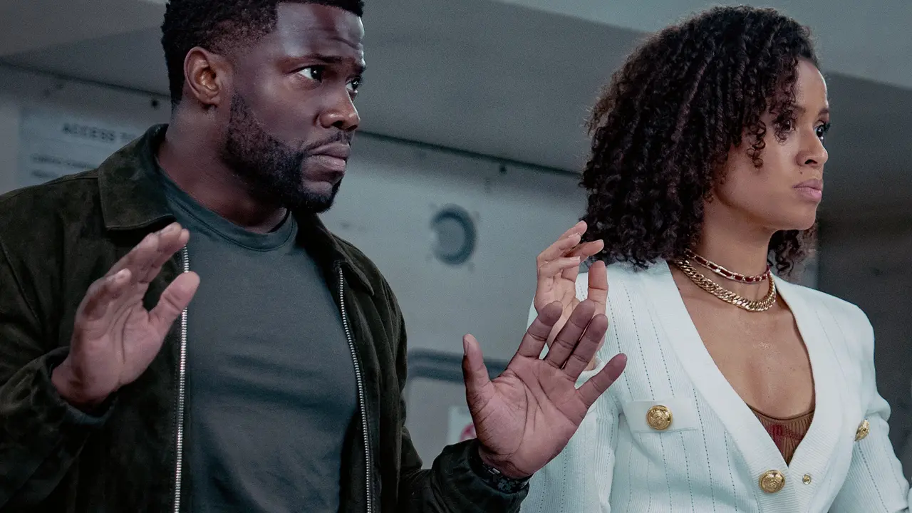 A still from Lift (2024). 