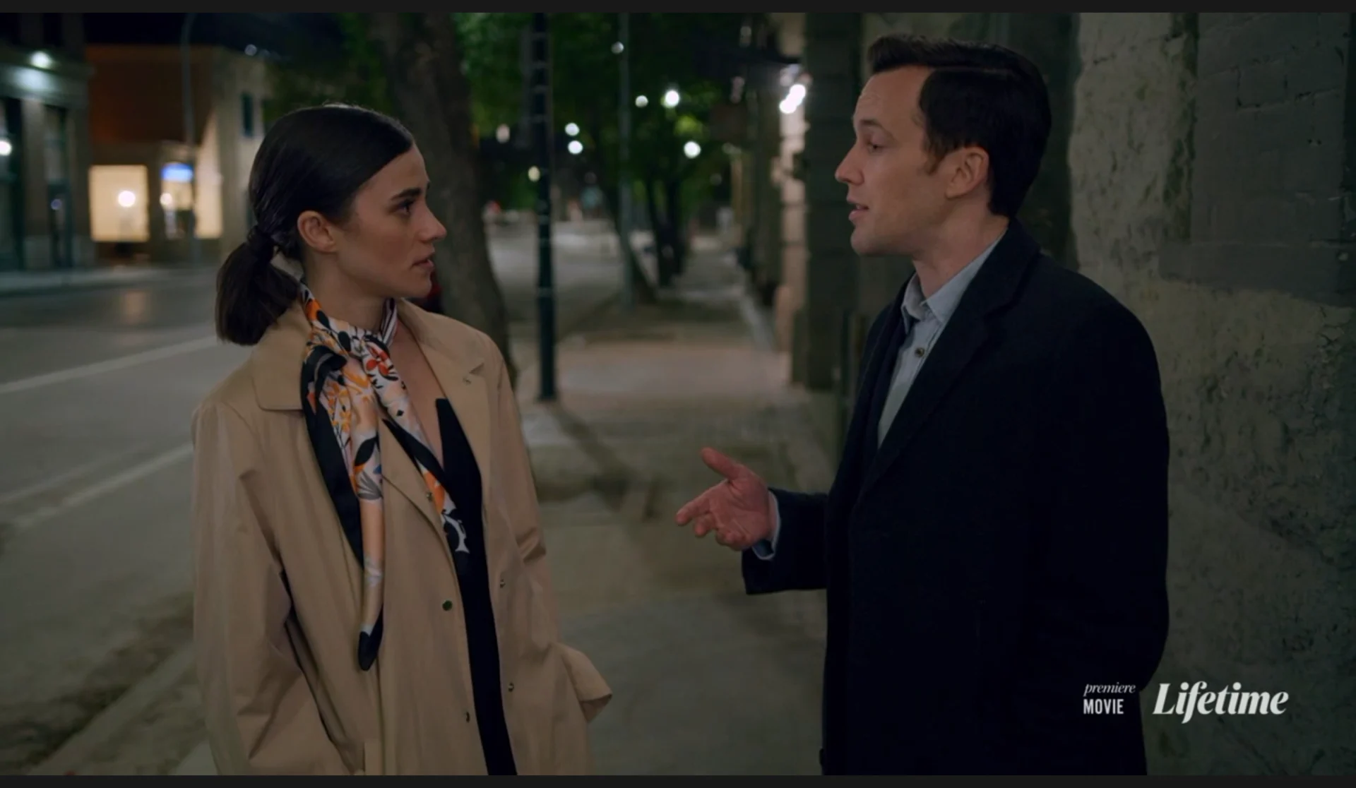 A still from Woman with the Red Lipstick (2024). 