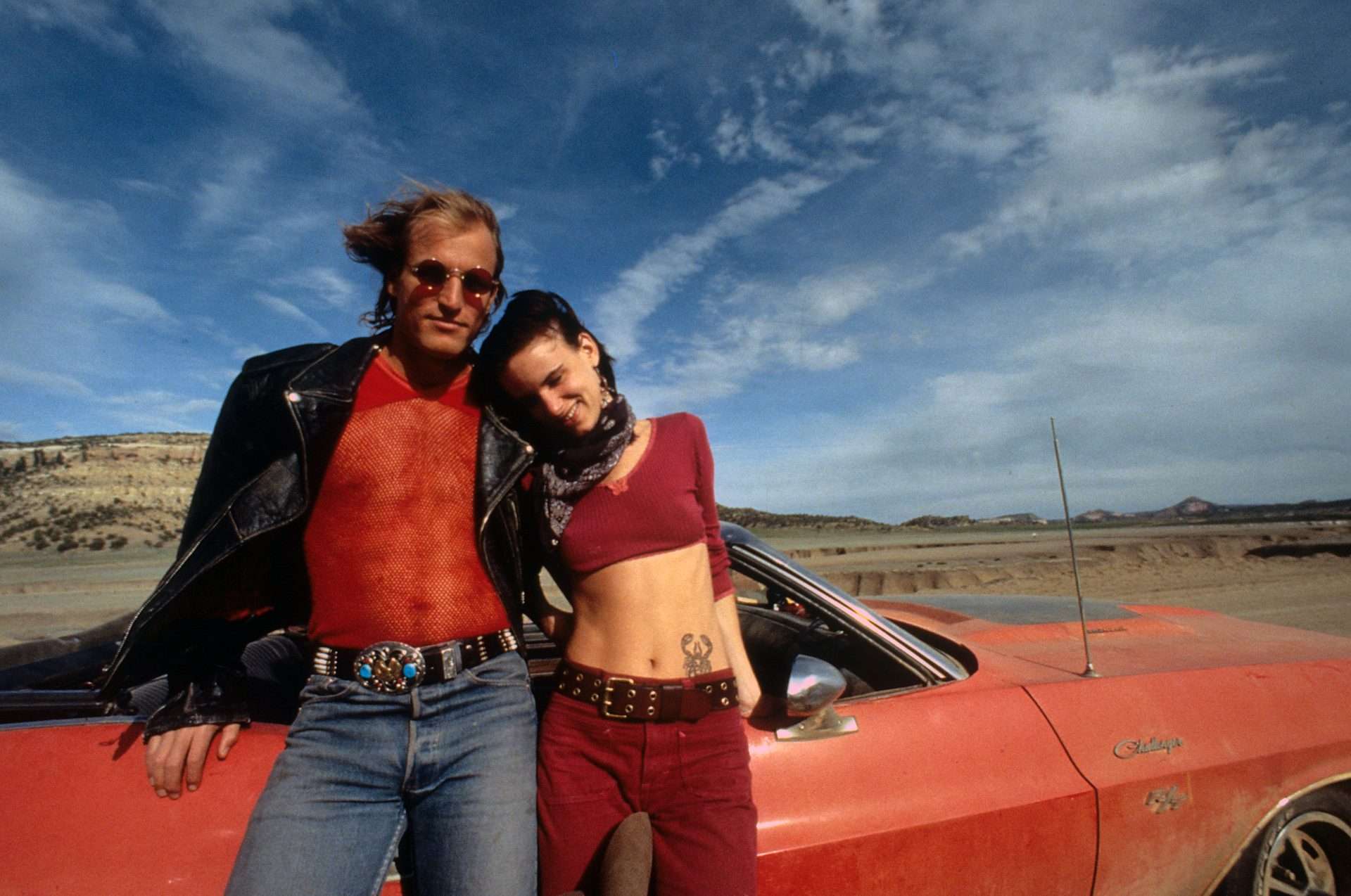 Juliette Lewis and Woody Harrelson