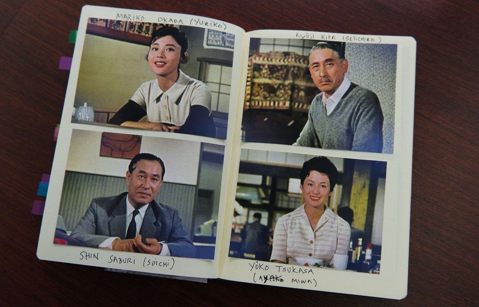 A peek into Reichardt’s personal Ozu scrapbook, featuring images from Late Autumn (1960). Photographer…Alicia Haddick