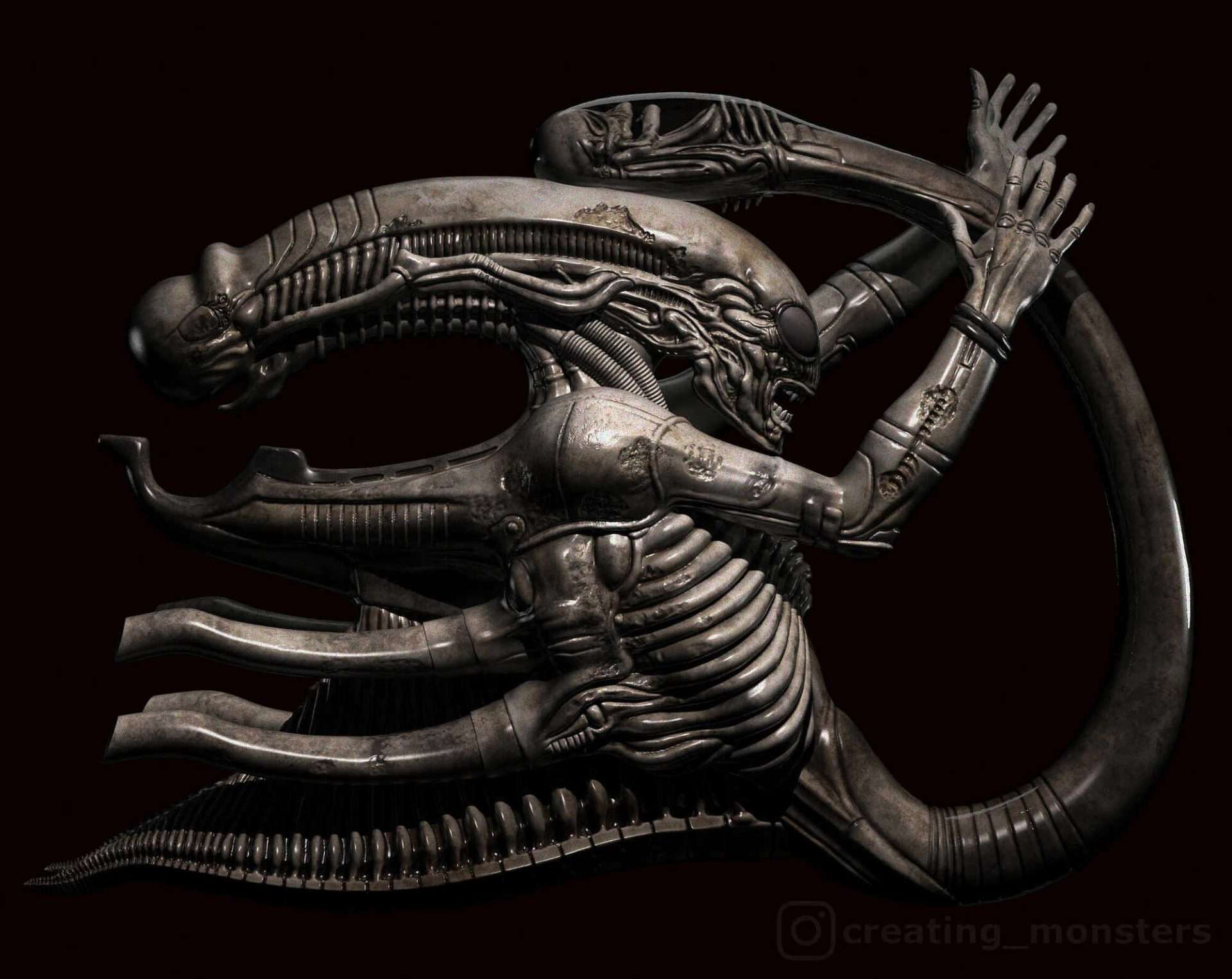 H.R. Giger’s Xenomorph Design: Necronom IV