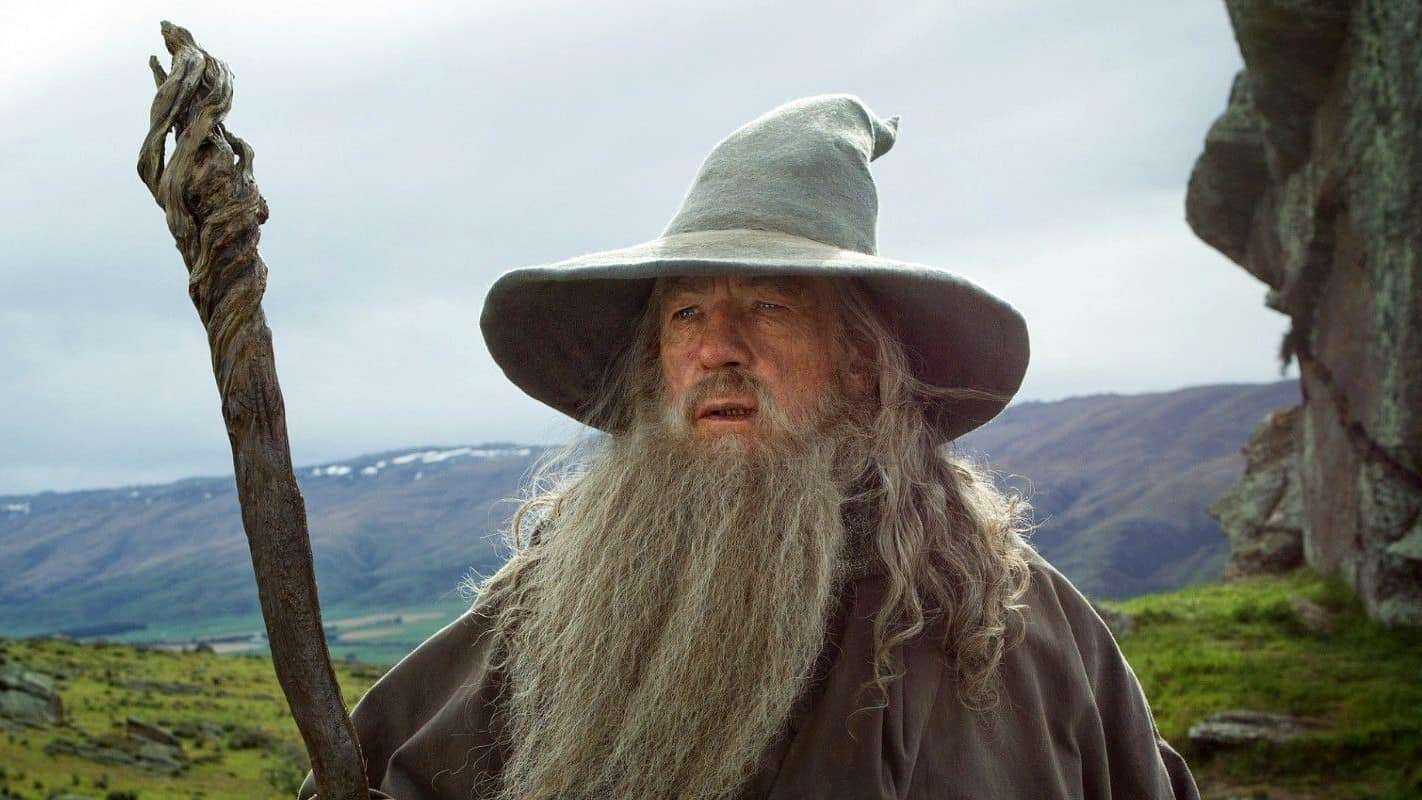 Ian McKellen as Gandalf in LOTR