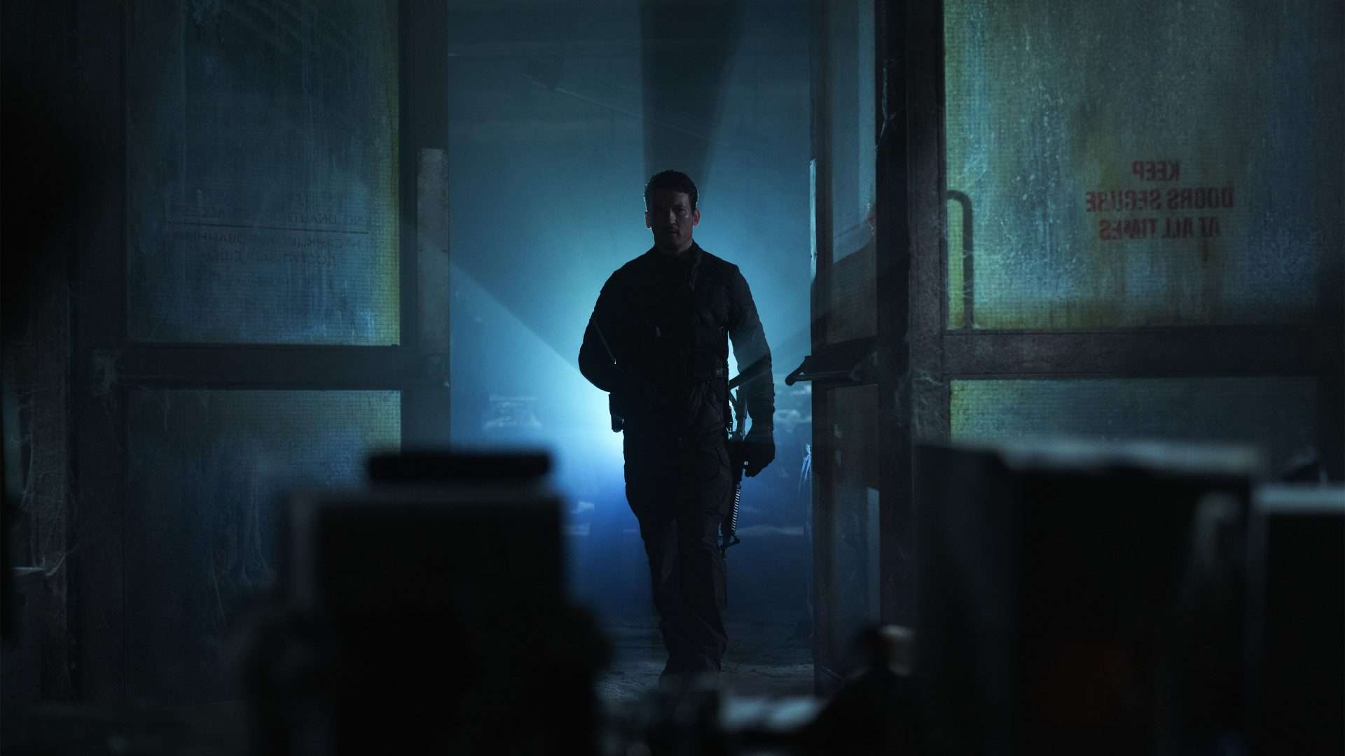 Another still from The Gorge (2025).