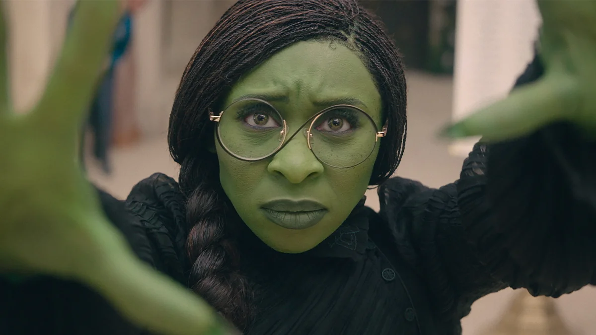 A still from Wicked (2024). 