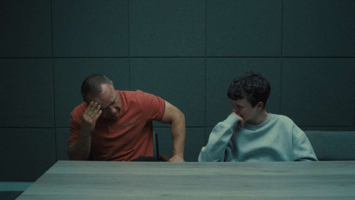 Scene from Netflix series: Adolescence
