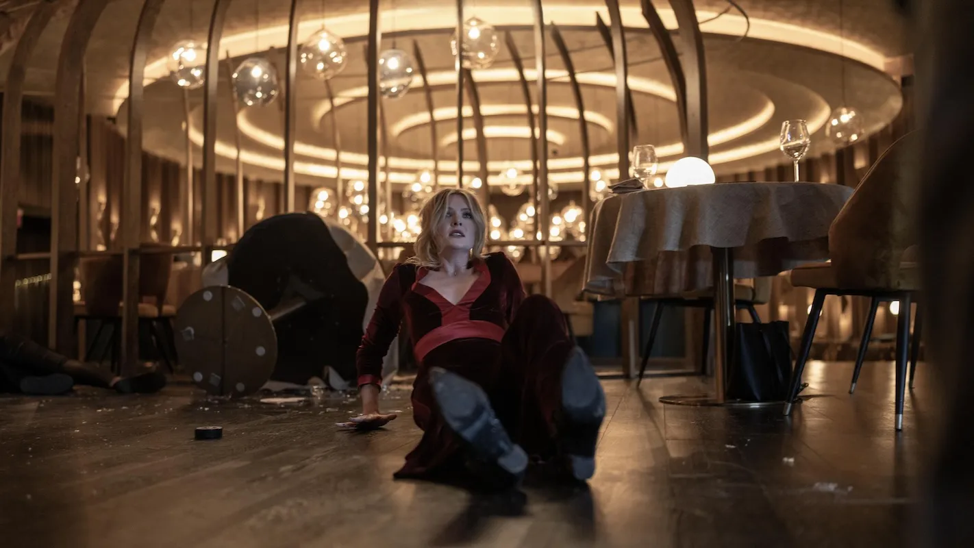 A still from Drop (2025). 