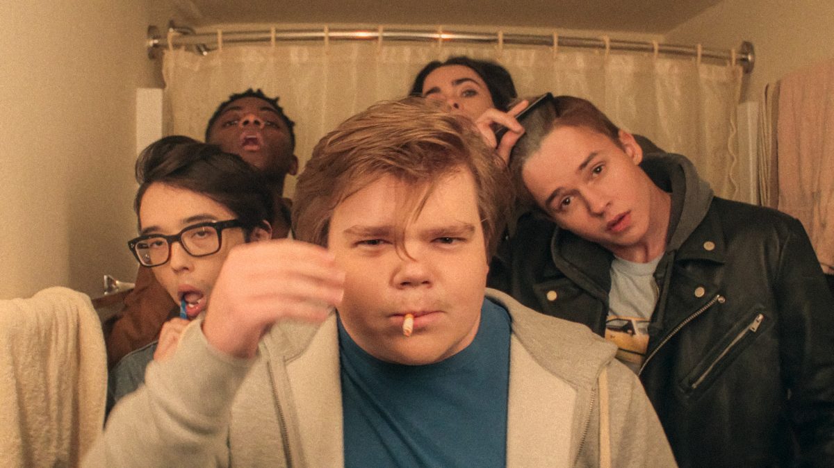 A still from This Too Shall Pass (2025). 