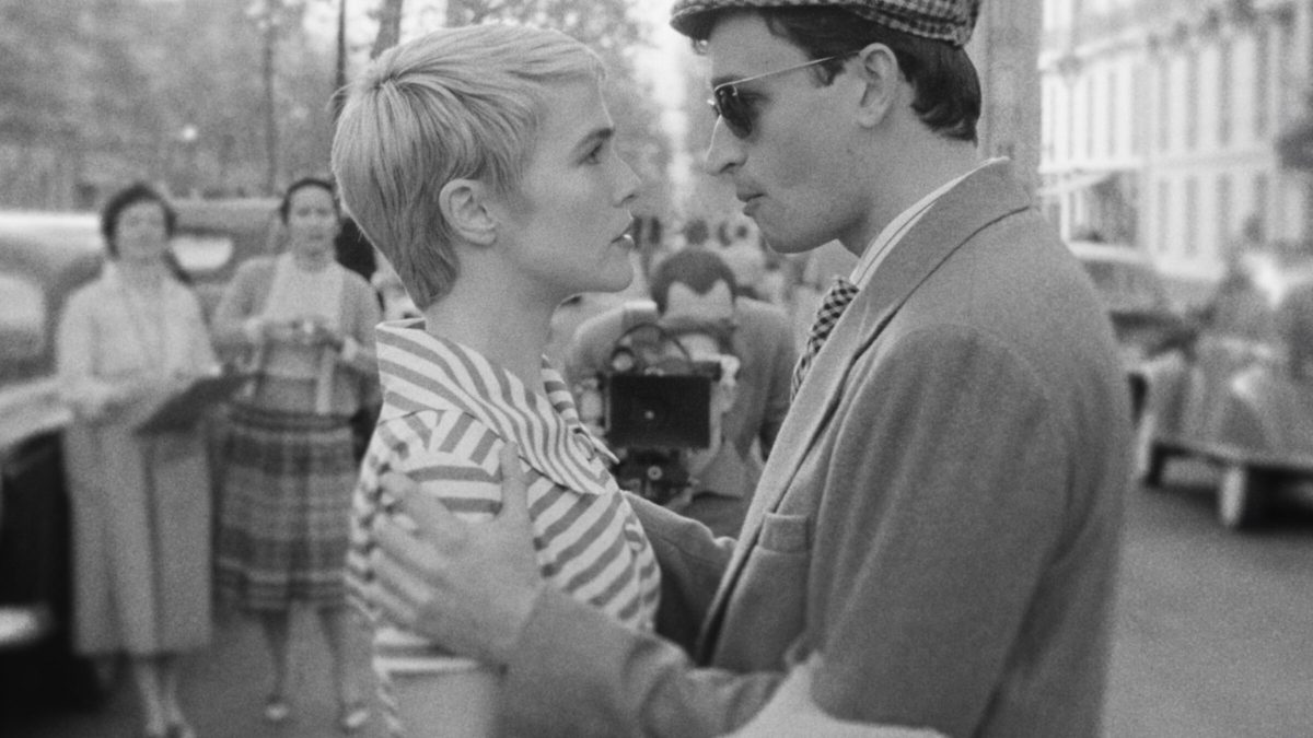 A still from Nouvelle Vague (2025). 