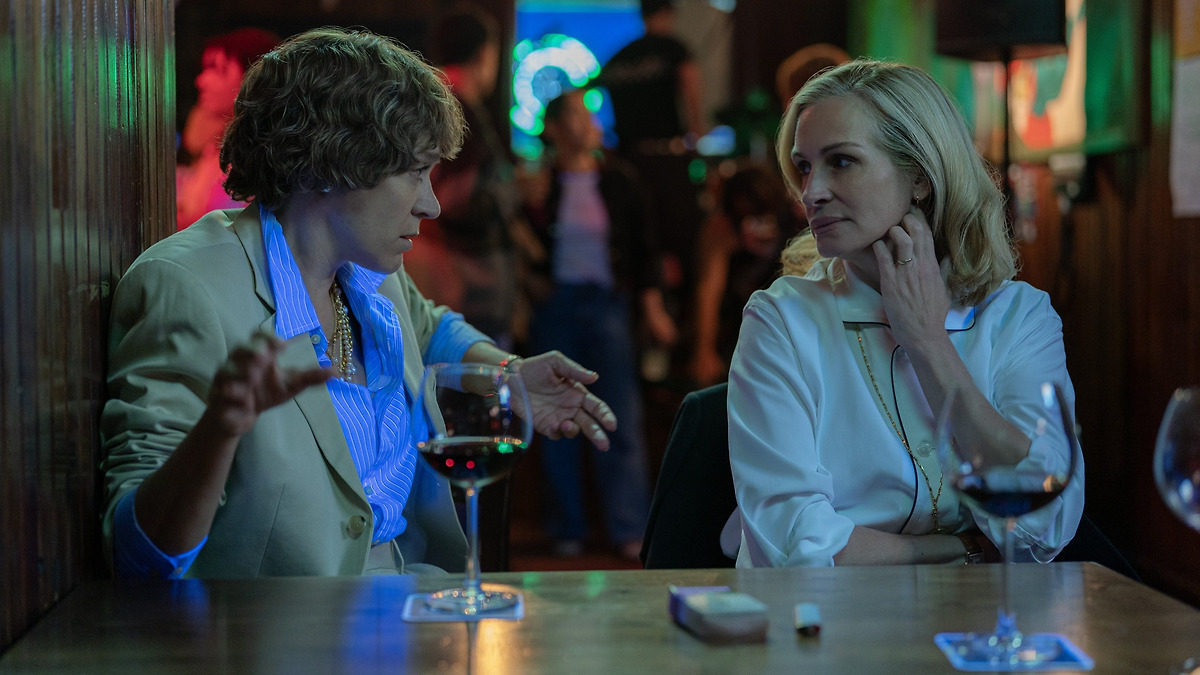 A still from After the Hunt (2025). 