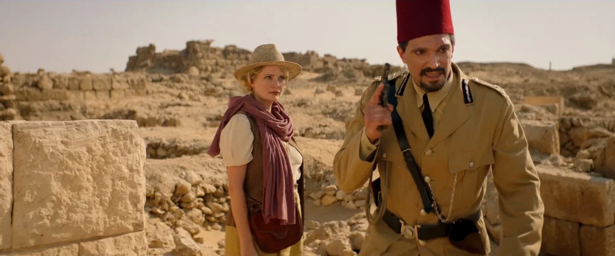 A still from Murder at the Embassy (2025). 