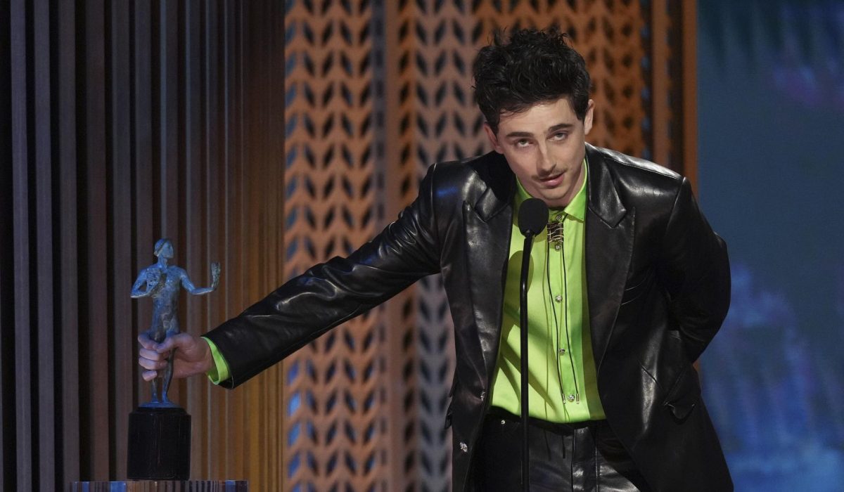 Timothee Chalamet SAG Awards Speech