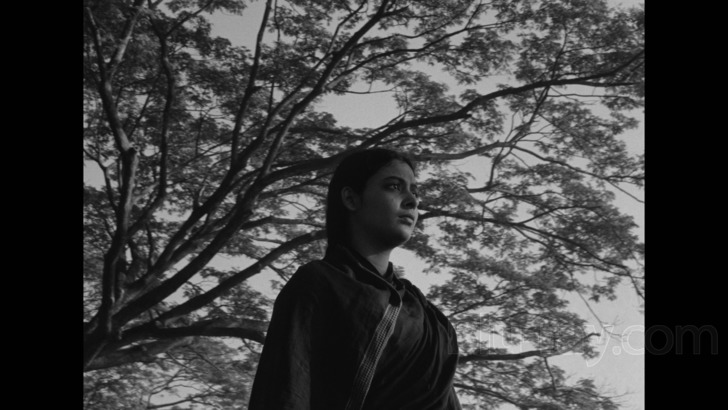 (a frame from “Meghe Dhaka Tara”; in frame Supriya Devi)
