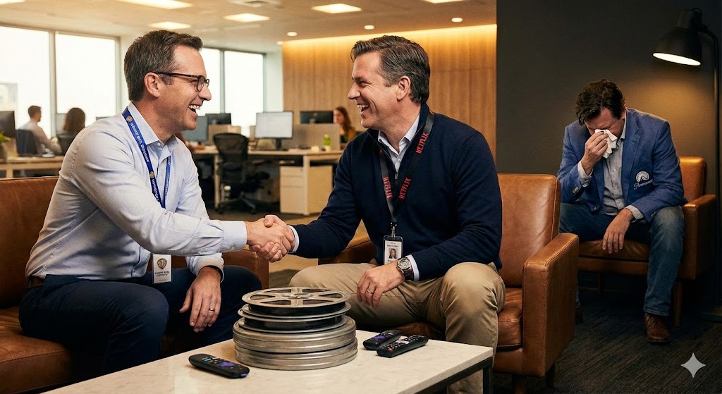 WBD Merger with Netflix, Paramount crying in the corner